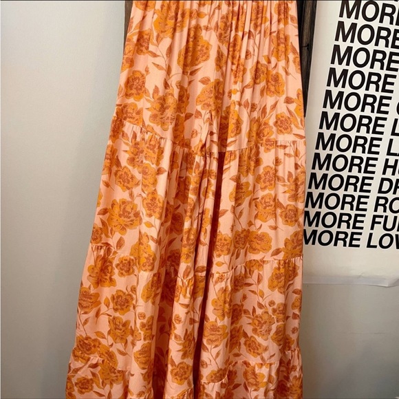 NEW Free People x Jen's Pirate Booty Electro Floral Seadrift Flare Pants - Picture 11 of 12